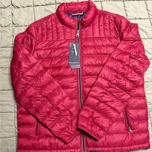 Tommy Hilfiger Red Puffer Jacket